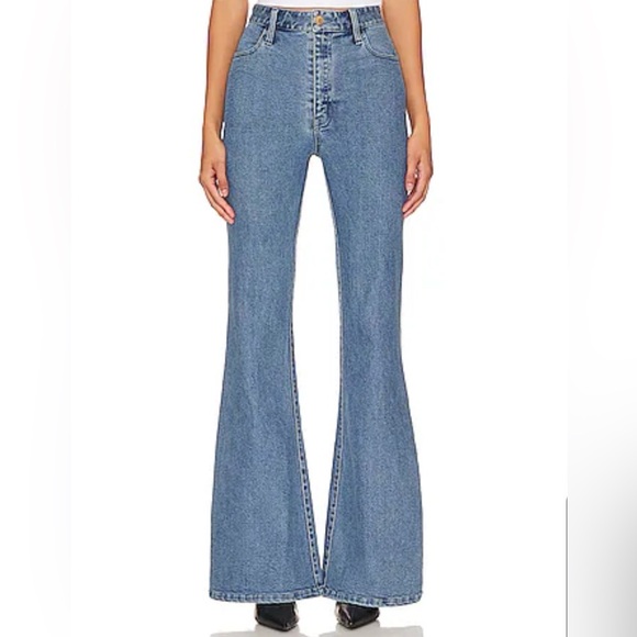 SMYM Hawn Bell Jeans In Sky Rider Size 29 - Picture 2 of 8